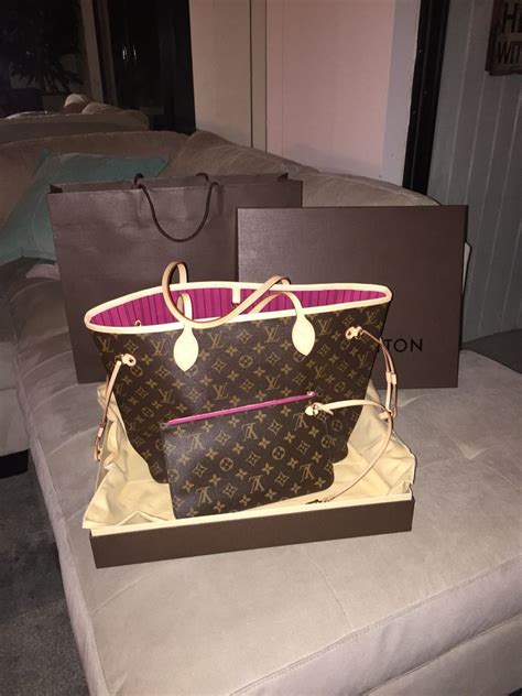 pink inside louis vuitton bag